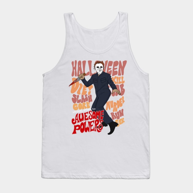 Michael Myers Tank Top by AndrewKennethArt